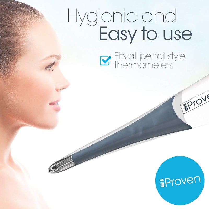 iProvn iProven Disposable Probe Covers for Oral Thermometer and Rectal Thermometer, 50 Count - iProven PC-111 - Image 2